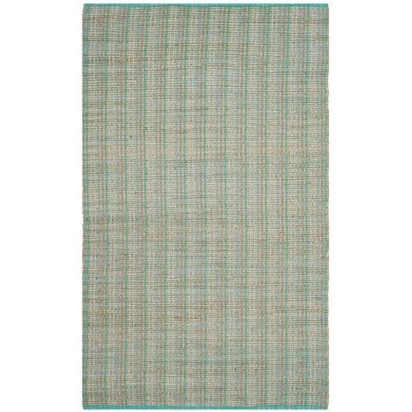 Safavieh Cape Cod Hand Woven Small Rectangle Rug- Green- 4 x 6 ft. CAP831C-4 - main